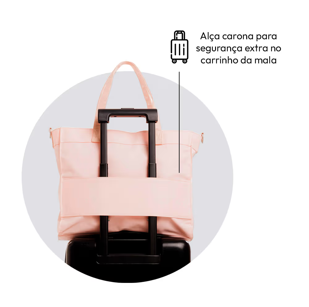 Alça carona para segurança extra no carrinho da mala